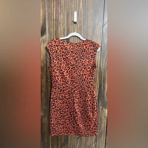 Leopard Print Cap Sleeve Dress-NWT-Size:Medium - Picture 9 of 12